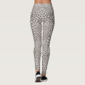 Mocha Brown Soft Animal Print Women's Leggings (Achterkant)