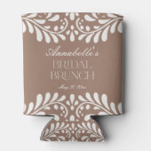 Mocha Brown Talavera Spaanse Fiesta Bruidsbrunch Blikjeskoeler (Achterkant)