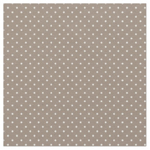 Mocha Brown Tiny Stippen Stof