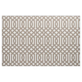 Mocha Brown Trellis Grote Schaal Stof (Yard (91,4 cm))