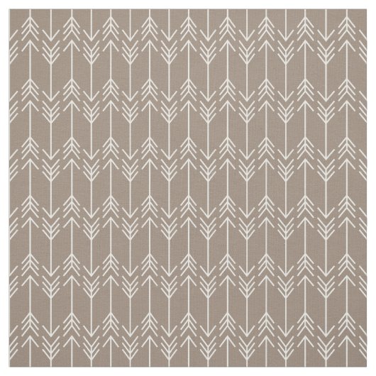 Mocha Brown visgraatpijlen Stof (Swatch)