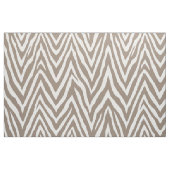 Mocha Brown Zebra Print Grote Schaal Stof (Yard (91,4 cm))