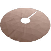 Mocha bruin geometrisch gaas modern patroon