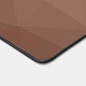 Mocha Bruin geometrisch mesh modern patroon Bureaumat (Hoek)