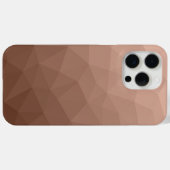 Mocha bruin geometrisch mesh modern patroon Case-Mate iPhone case (Achterkant (horizontaal))