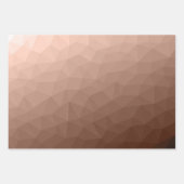 Mocha Bruin geometrisch mesh modern patroon Inpakpapier Vel (Voorkant)