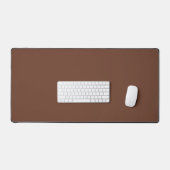 Mocha Bruin Stevige Kleur | Klassiek | Elegant Bureaumat (Keyboard & Muis)