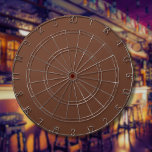 Mocha Bruin Stevige Kleur | Klassiek | Elegant Dartbord<br><div class="desc">Mocha Bruin Stevige Kleur | Bruine tinten | Klassiek | Elegant | Trendy | Stijlvol | Professioneel ontwerp</div>