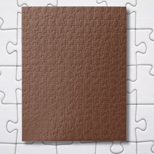 Mocha Bruin Stevige Kleur | Klassiek | Elegant Legpuzzel