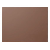 Mocha Bruin Stevige Kleur | Klassiek | Elegant Notitieblok (Voorkant)