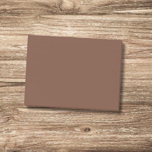 Mocha Bruin Stevige Kleur | Klassiek | Elegant Post-it® Notes