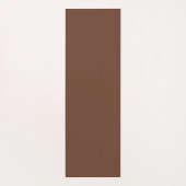 Mocha Bruin Stevige Kleur | Klassiek | Elegant Yogamat (Achterkant)