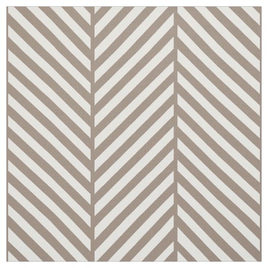 Mocha bruin visgraat grote schaal stof (Swatch)