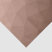 Mocha bruine geometrische mesh modern patroon tissuepapier (Detail)