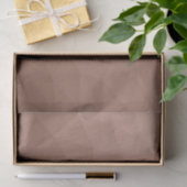 Mocha bruine geometrische mesh modern patroon tissuepapier (Geschenk)