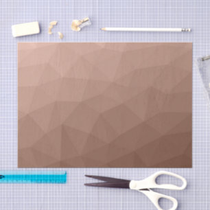 Mocha bruine geometrische mesh modern patroon tissuepapier