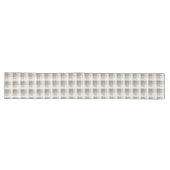 Mocha bruine Gingham buffalo plaid ruit Lange Tafelloper (Horizontaal)