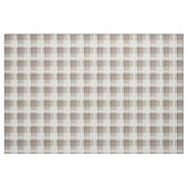 Mocha bruine Gingham buffalo plaid ruit Stof (Fat Quarter)