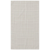 Mocha bruine Gingham buffalo plaid ruit Tafelkleed (Voorkant)
