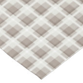 Mocha bruine Gingham buffalo plaid ruit Tafelkleed (Gekanteld)