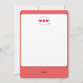 Mocha bunny Happy Birthday-kaart Feestdagenkaart (Achterkant)