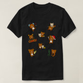 mocha cat and cute milk - bears t-shirt (Design voorkant)