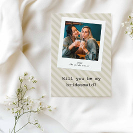 Mocha Cream: "Wil je mijn bruidsmeisje zijn?" Foto