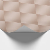 Mocha Diamond Tiles Wrapping Paper Cadeaupapier (Hoek)