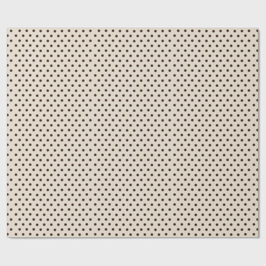 Mocha Dot Bliss Cadeaupapier (Vlak)