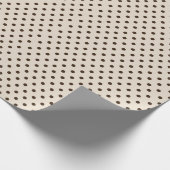 Mocha Dot Bliss Cadeaupapier (Hoek)
