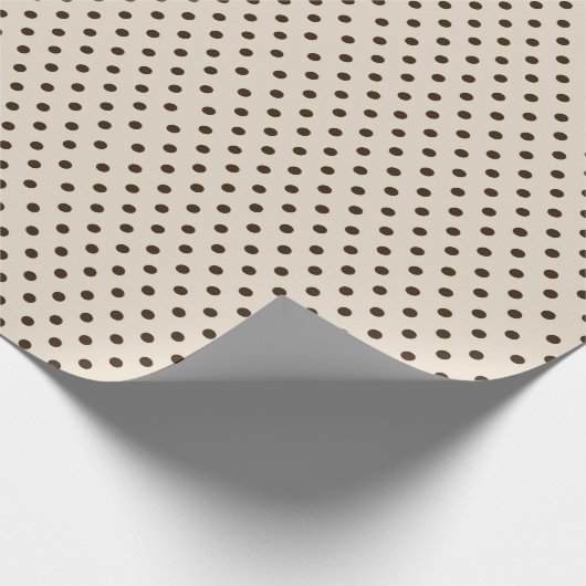 Mocha Dot Bliss Cadeaupapier (Hoek)