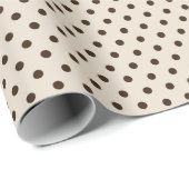 Mocha Dot Bliss Cadeaupapier (Rol Hoek)