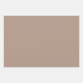 Mocha en Blauwgroen Abstract accent Polka Dot Mand Inpakpapier Vel (Voorkant 2)