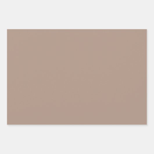 Mocha en Blauwgroen Abstract accent Polka Dot Mand Inpakpapier Vel (Voorkant 2)