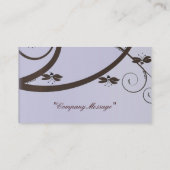 Mocha en Lila Visitekaartje (Achterkant)