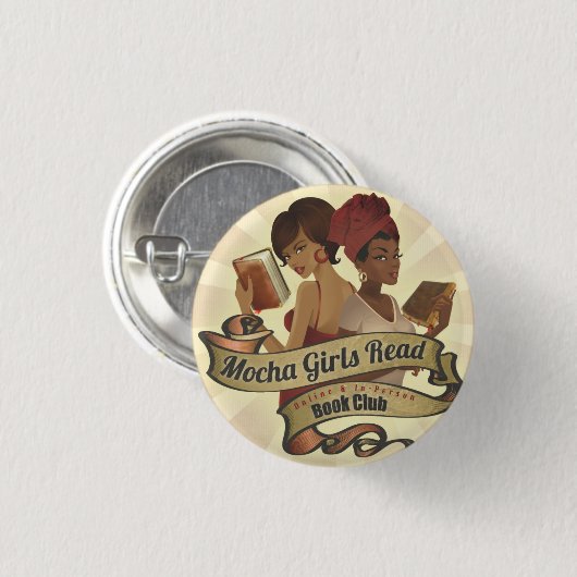 Mocha Girls Lees Logo Button (Voorkant /achterkant)