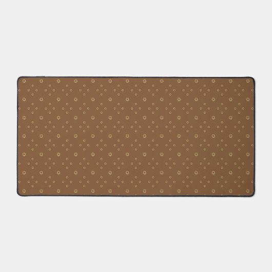 Mocha | Golden Zinnia Sun Bureaumat (Voorkant)