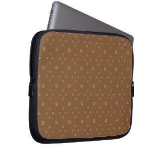 Mocha | Golden Zinnia Sun Laptop Sleeve