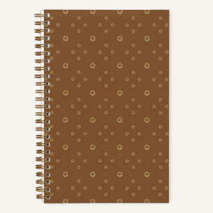 Mocha Gouden Zinnia Zon Notitieboek