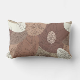 Mocha Hibiscus Botanical Harmony Kussen