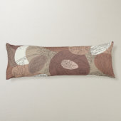 Mocha Hibiscus Botanical Harmony Lichaamskussen (Achterkant)