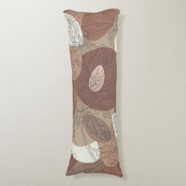 Mocha Hibiscus Botanical Harmony Lichaamskussen