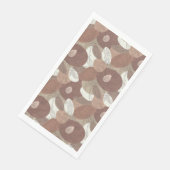 Mocha Hibiscus Botanische Harmonie Gordijn Servet (Hoek)