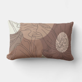 Mocha Hibiscus Botanische Harmonie voor set Kussen