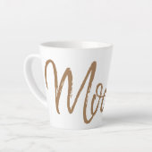 Mocha-koffieliefhebbers espresso latte mok (Linkerhoek)