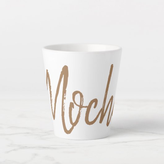 Mocha-koffieliefhebbers espresso latte mok (Voorkant)