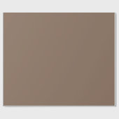 Mocha Latte Brown, aardeneutrale vaste kleur Cadeaupapier (Vlak)