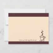 Mocha Life to the Soul Coffee Cup Note Cards Kaart (Voorkant)