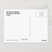 Mocha Lisa Schnole Briefkaart (Achterkant)