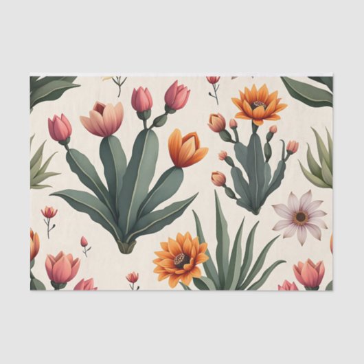 Mocha Magic: Chic Koffie-thema verpakking Tissuepapier (Voorkant)